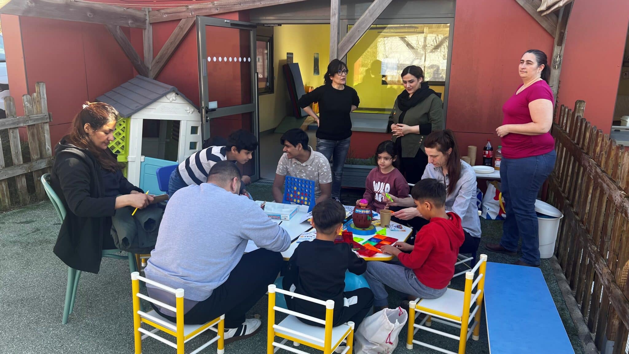 Un après-midi pour créer du lien entre les familles accueillies